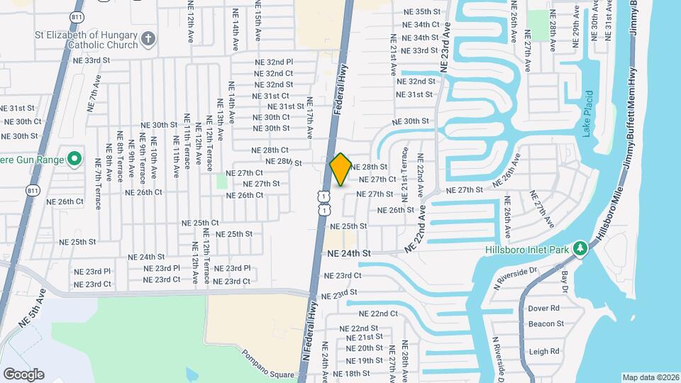 2671 NE 18th Ter Map and Location Details