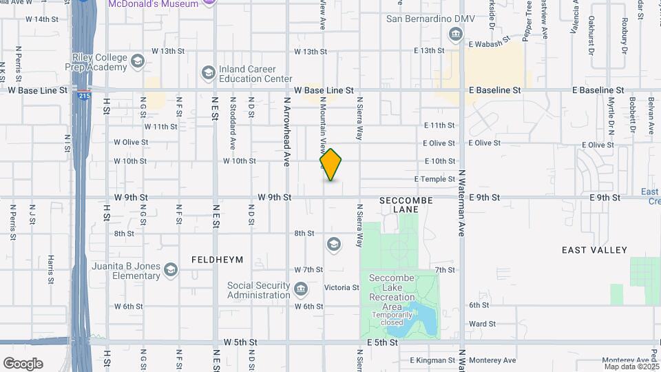 925 N Mountain View Map and Location Details