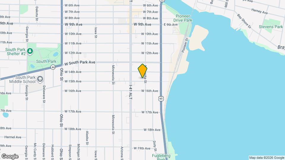 106 W 15th Ave Mapa y Detalles de la Ubicación
