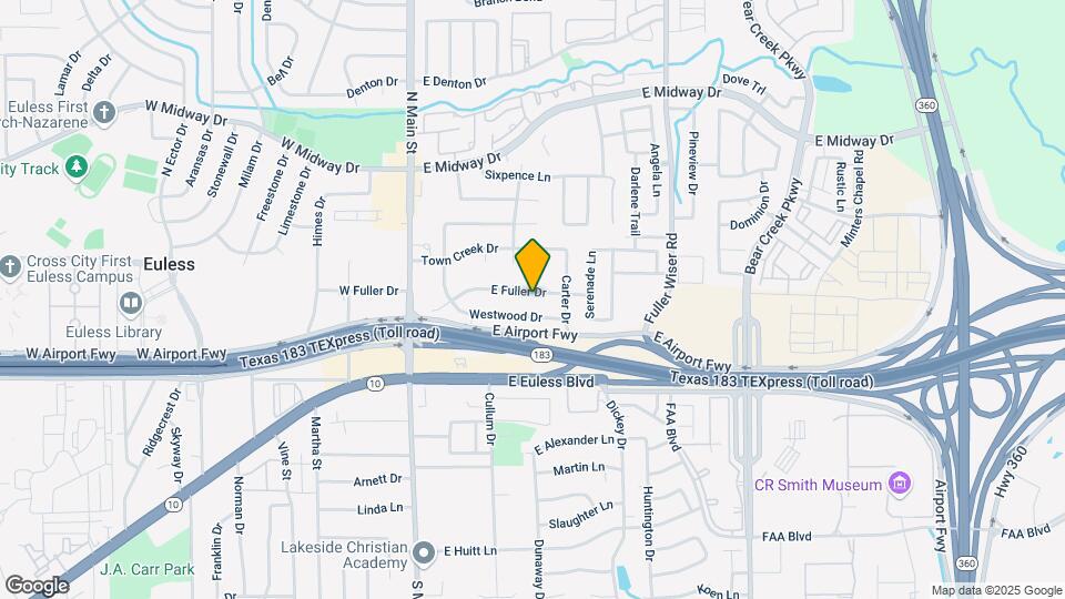 312 E Fuller Dr Map and Location Details