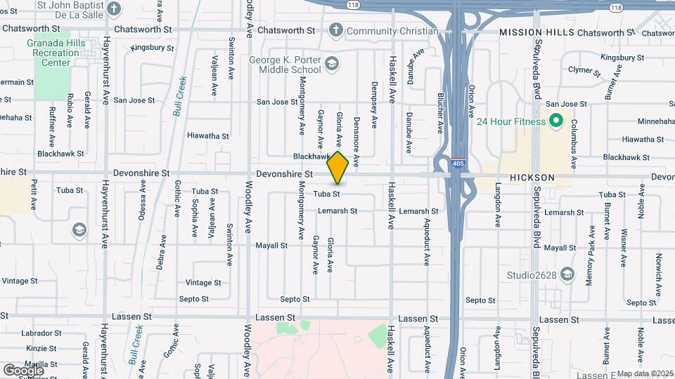15931 Tuba St Map and Location Details