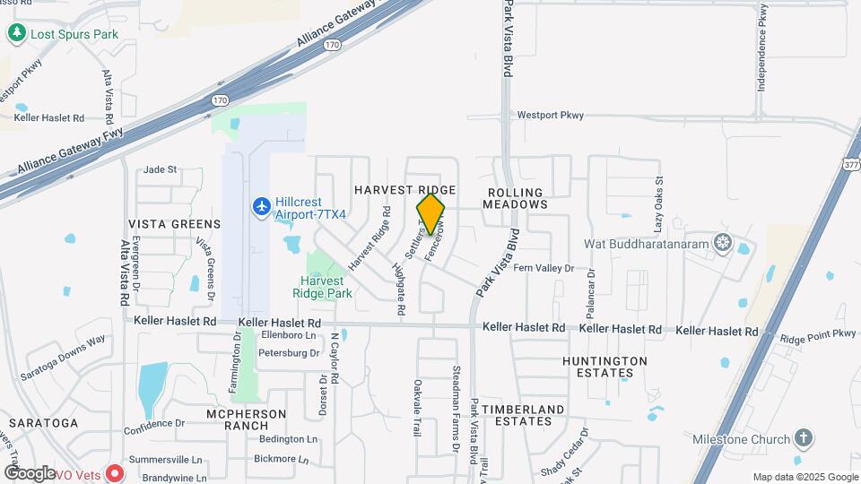 13117 Fencerow Rd Map and Location Details