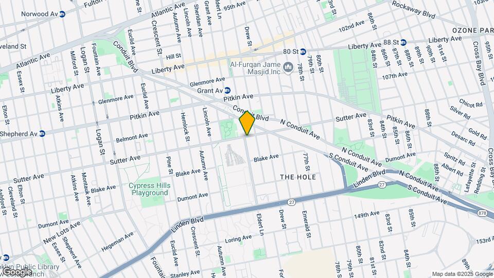 1460 Sutter Ave Map and Location Details