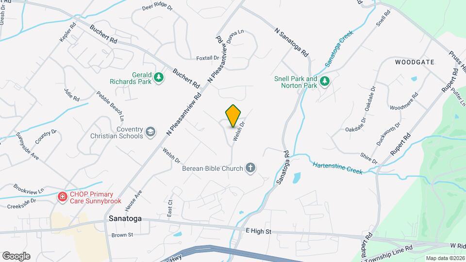 2435 Welsh Dr Map and Location Details