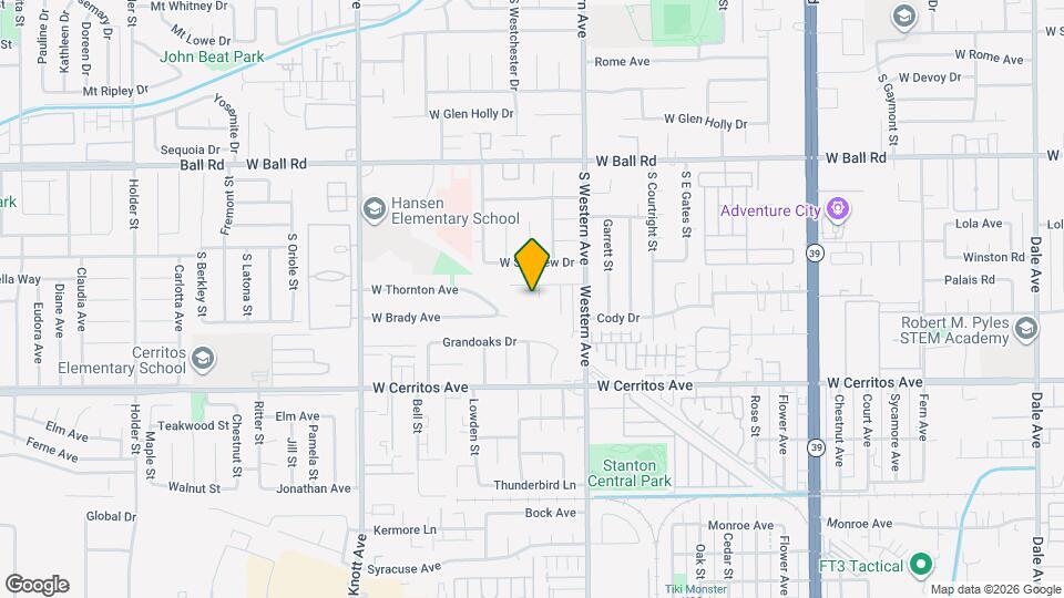 10281 Courson Dr Mapa y Detalles de la Ubicación