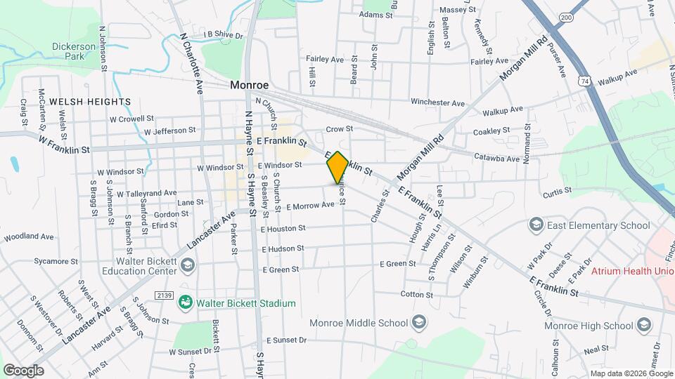 202 Maurice St Map and Location Details