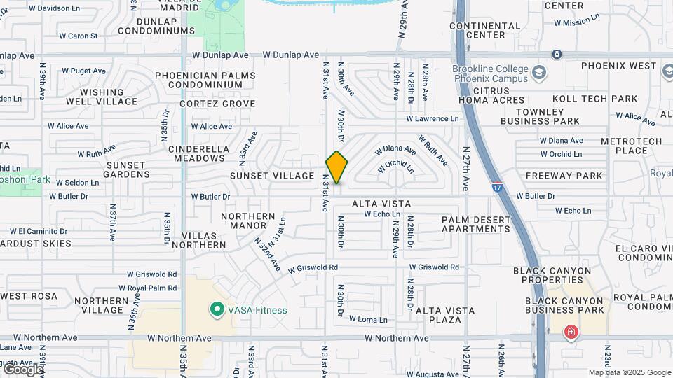 8508 N 30th Dr Map and Location Details