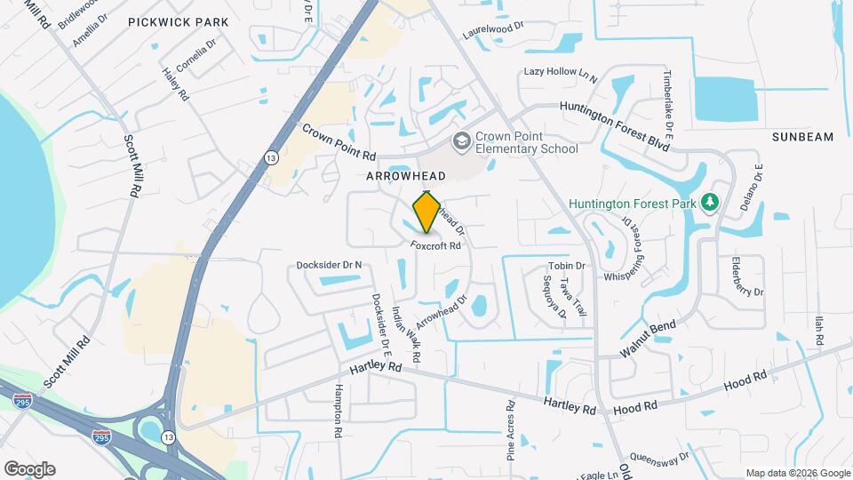3721 Foxcroft Rd Map and Location Details