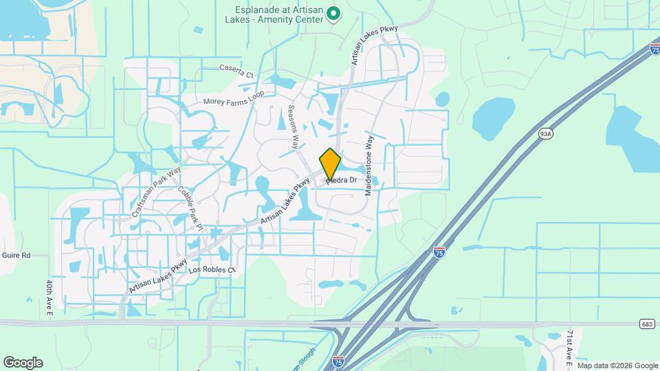 10516 Piedra Dr Map and Location Details