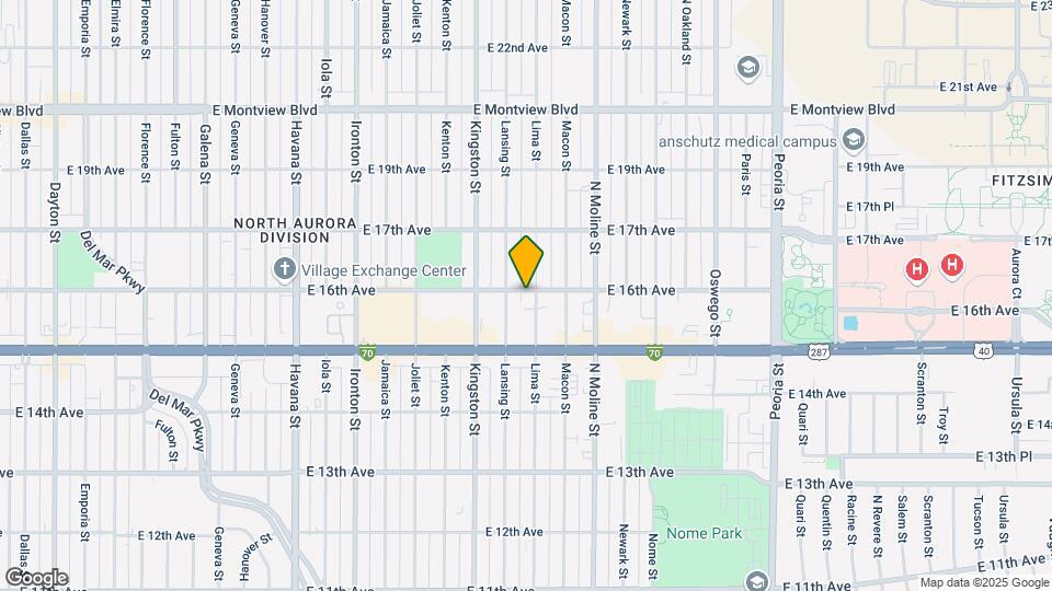 1579 Lima St Map and Location Details