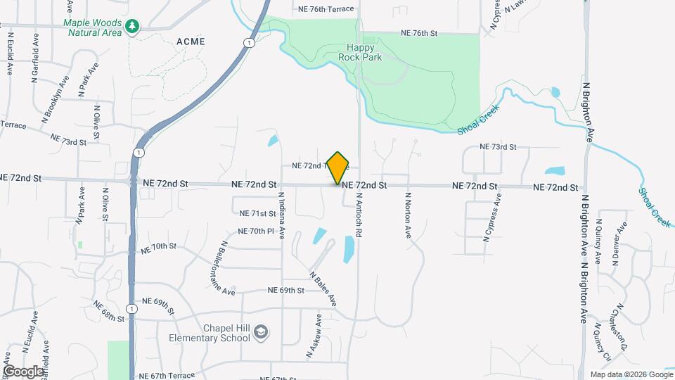 3703 NE 72nd St Map and Location Details