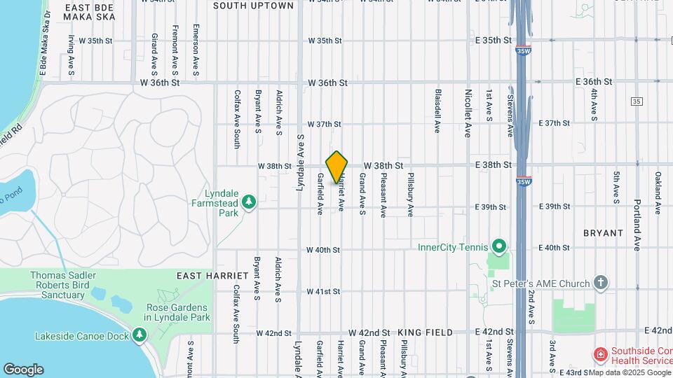 3832 Harriet Ave Map and Location Details