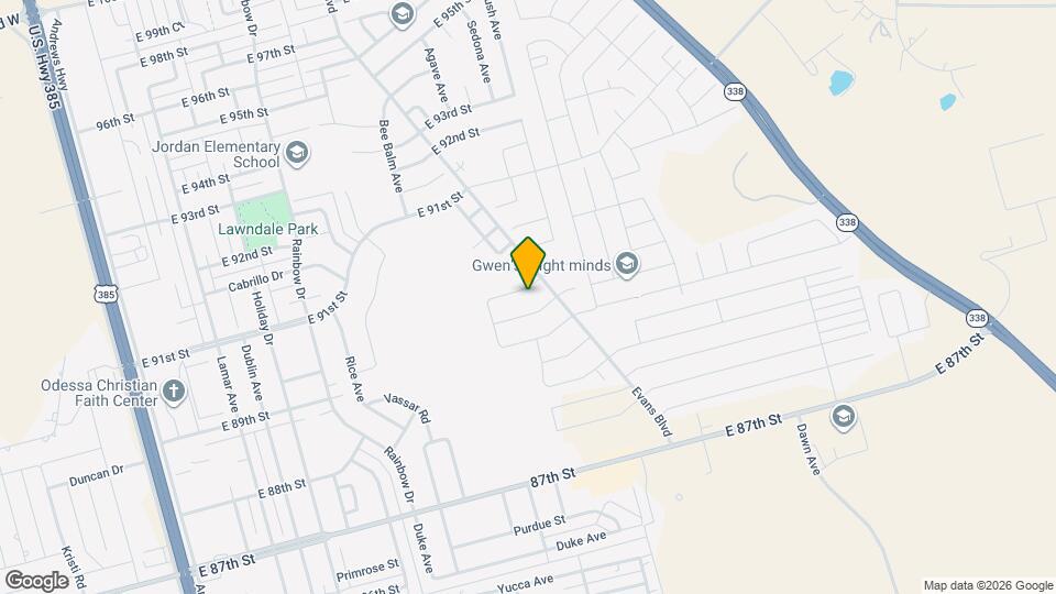 918 E 90th St Map and Location Details