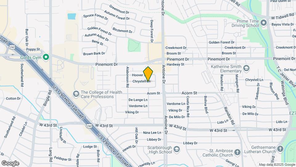 5719 Chrystell Ln Map and Location Details