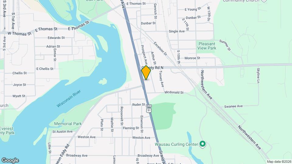 1331 Grand Ave Map and Location Details