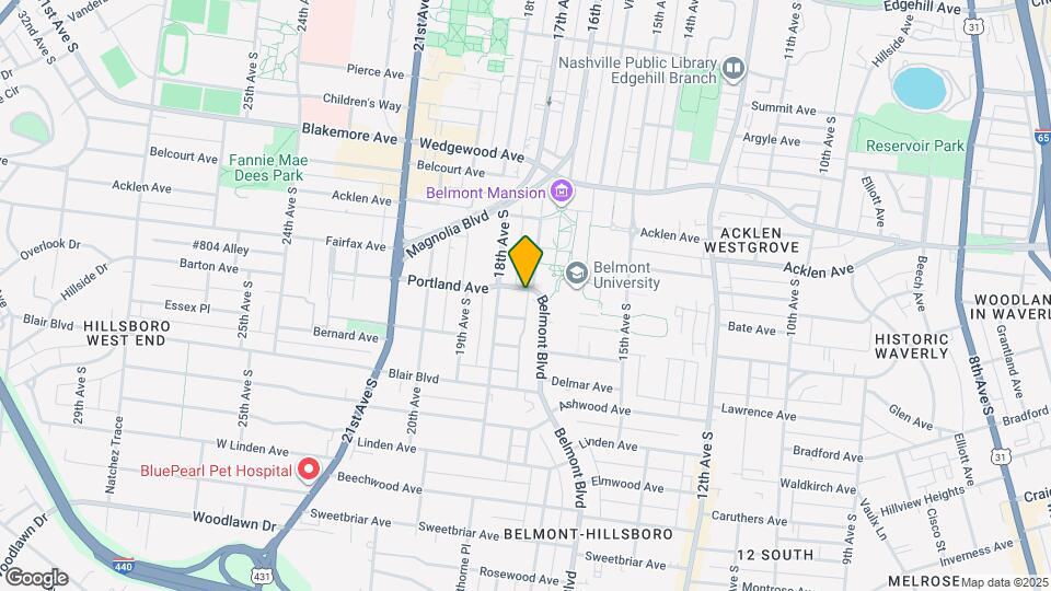 1701 Portland Ave Mapa y Detalles de la Ubicación