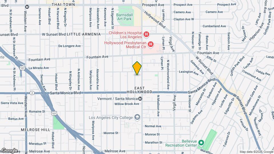 1168 N New Hampshire Ave Map and Location Details
