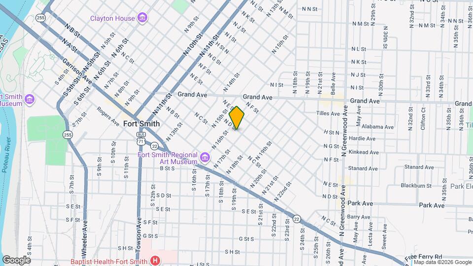 1616 D St N Map and Location Details