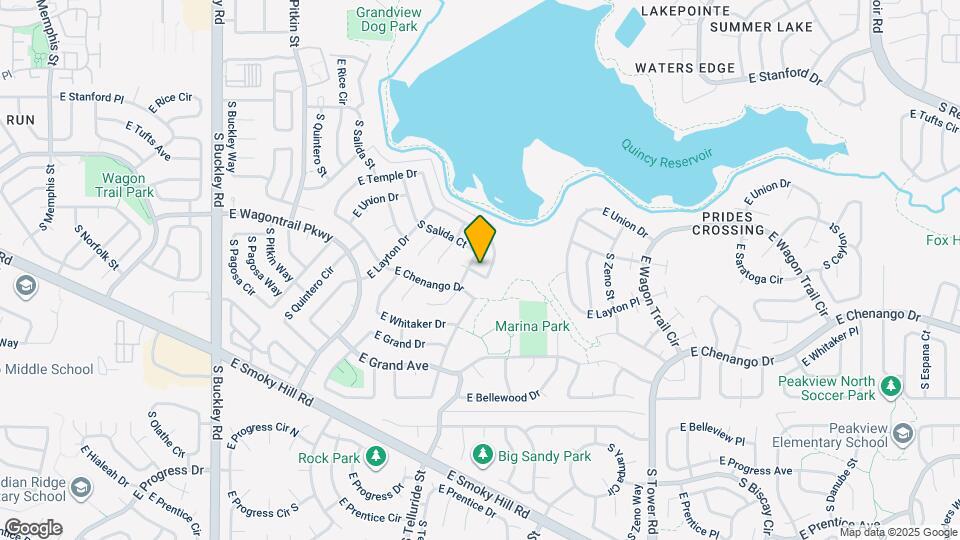 17694 E Temple Dr Map and Location Details