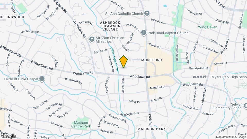 1285 E Woodlawn Rd Map and Location Details