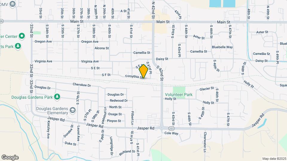 4127 Forsythia St Map and Location Details