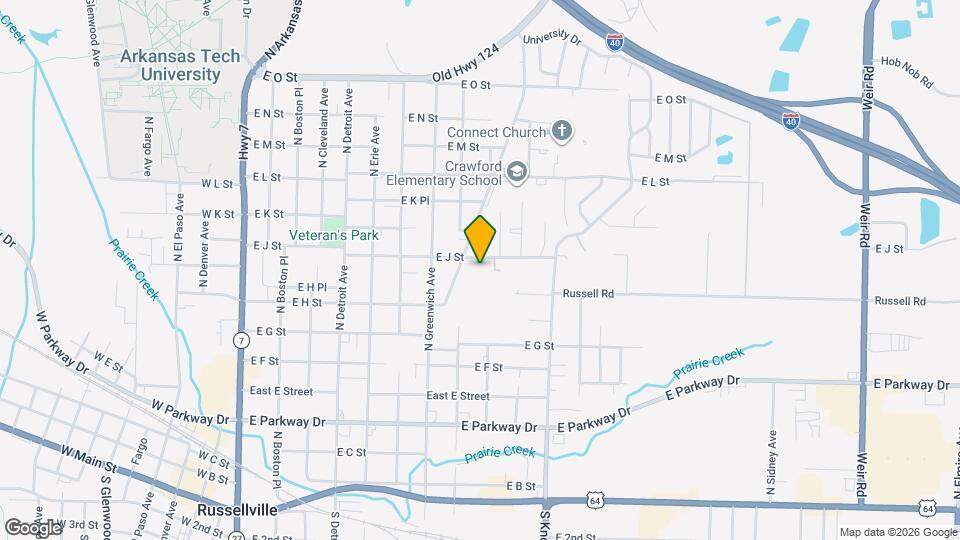 819 N Parker Rd Map and Location Details