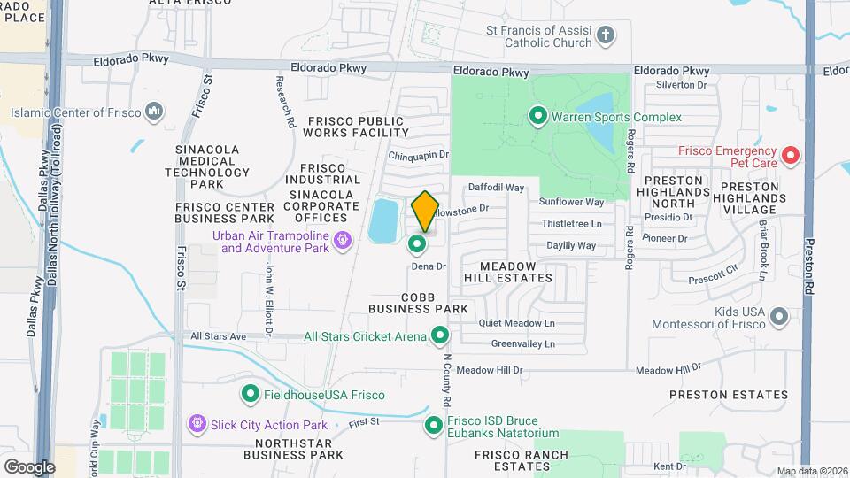 7211 Waterlily Ln Map and Location Details