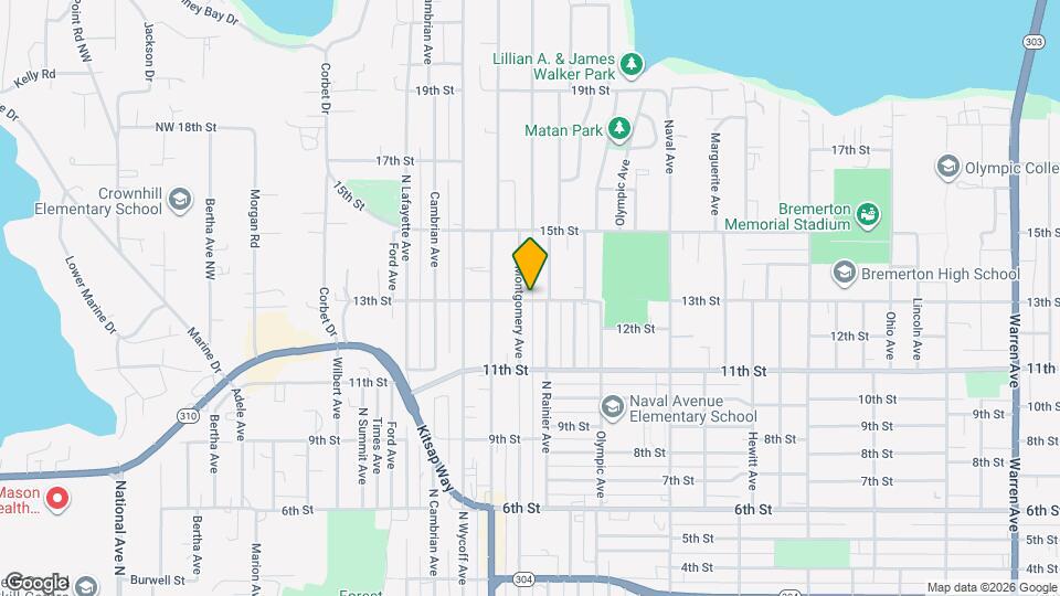 1302 N Montgomery Ave Map and Location Details