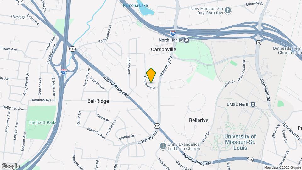 8823 Cranberry Ln Mapa y Detalles de la Ubicación