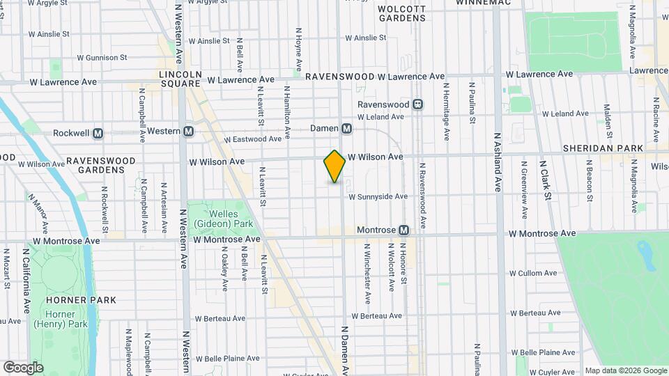 4512 N Damen Ave, Unit J02P Mapa y Detalles de la Ubicación
