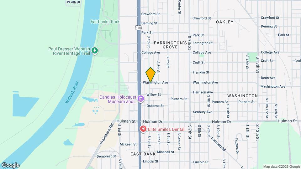 1402 S 4th St Map and Location Details