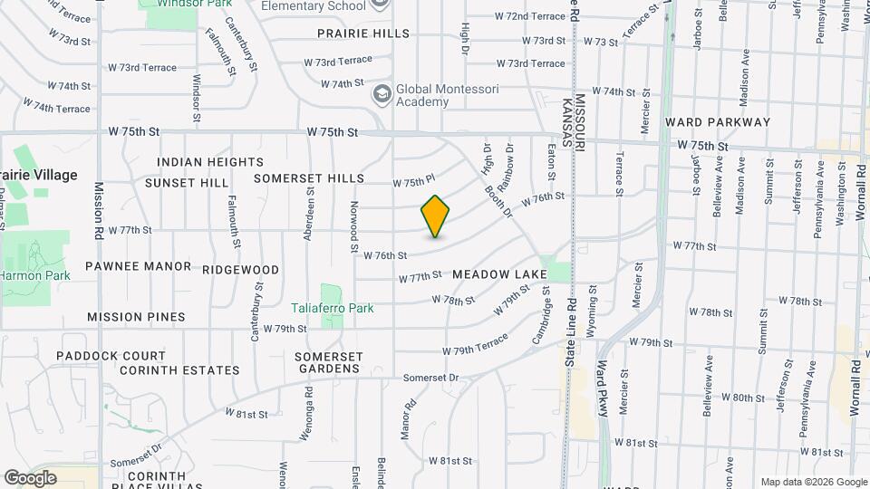 2504 W 76th St Map and Location Details