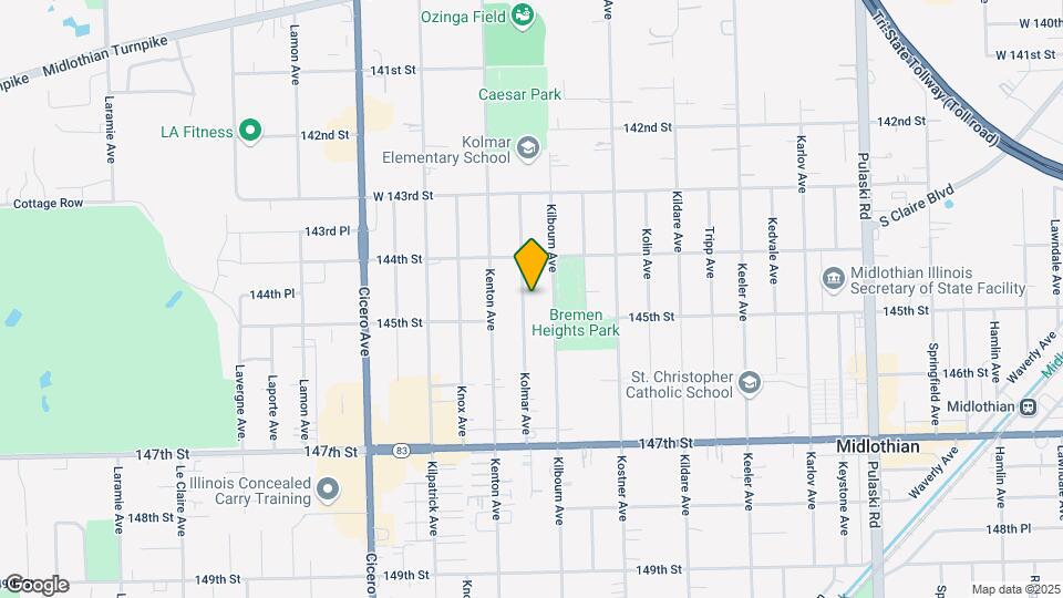 14441 Kolmar Ave Map and Location Details