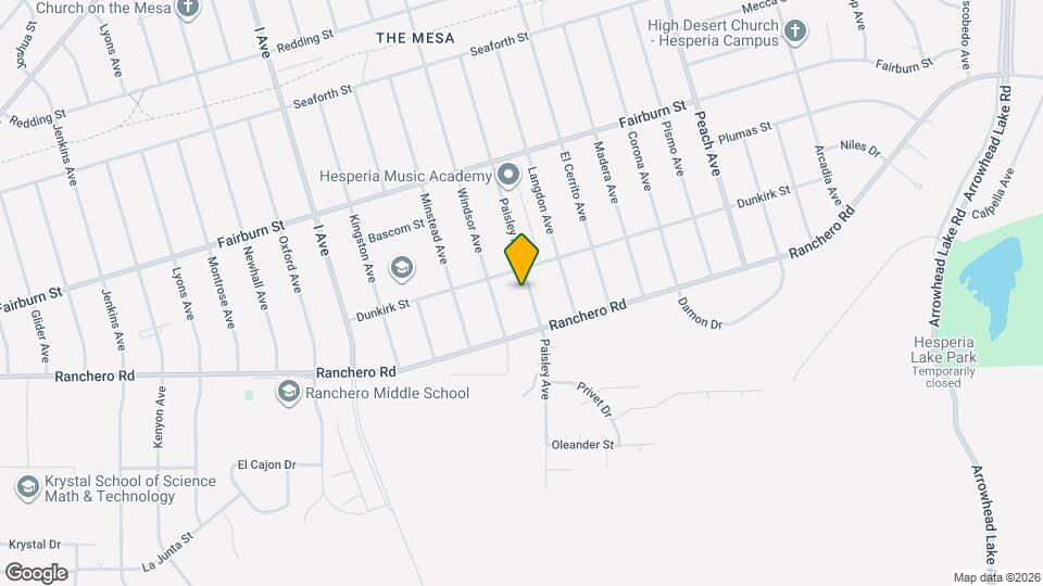 7450 Paisley Ave Map and Location Details