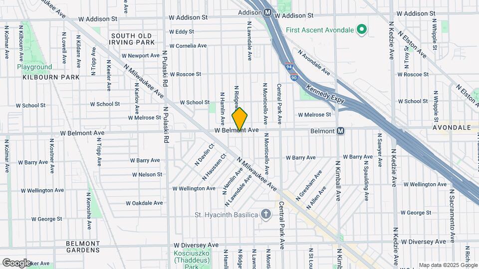 3729 W Belmont Ave Map and Location Details