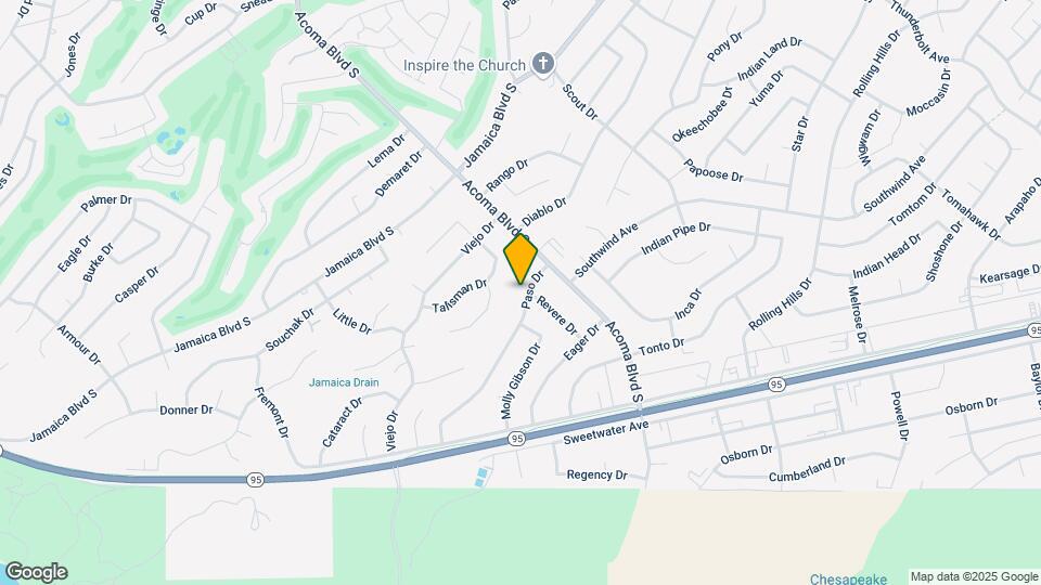 833 Paso Dr Map and Location Details