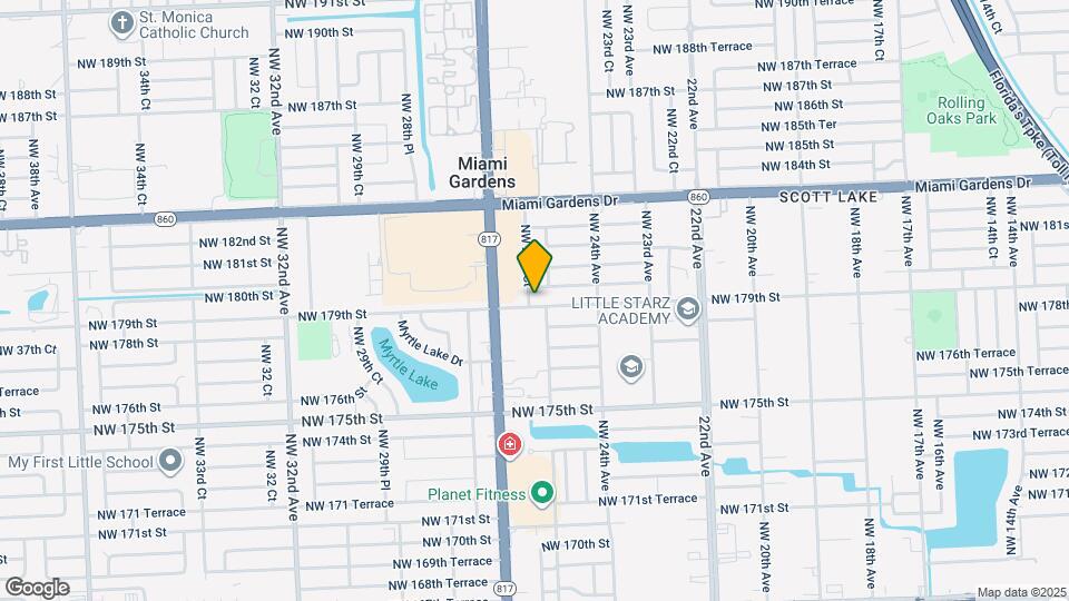 2513 NW 179th St Map and Location Details
