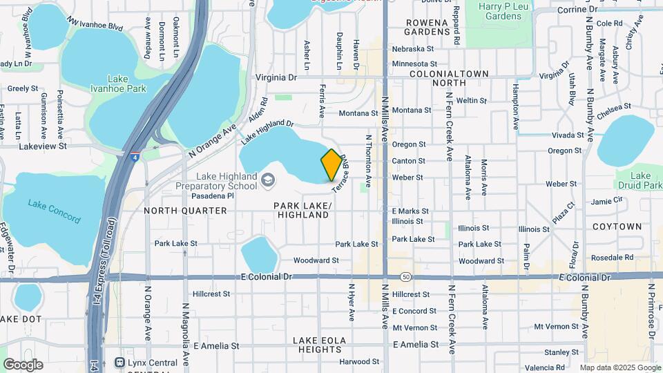 721 Terrace Blvd Map and Location Details