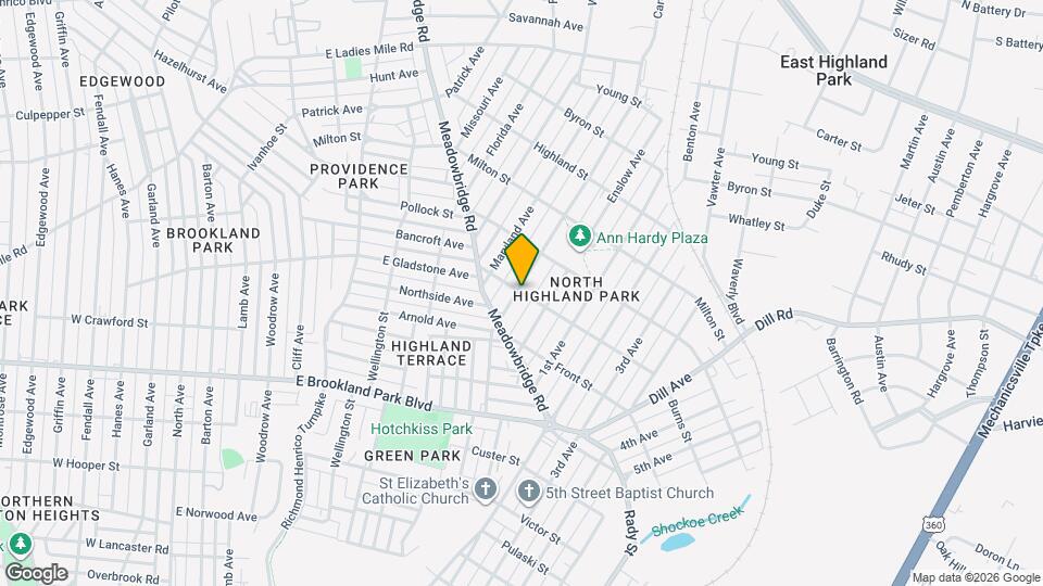 3125 Carolina Ave Map and Location Details