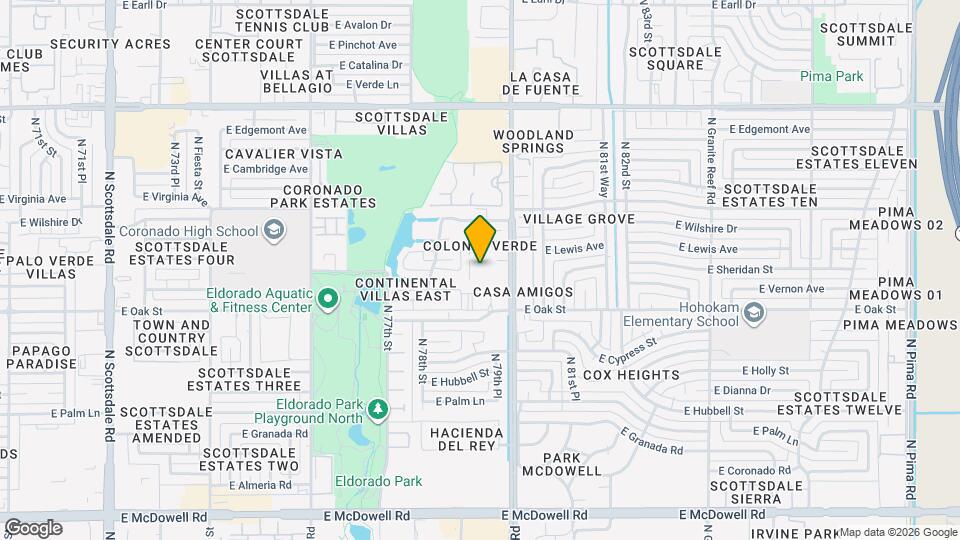2368 N 79th Pl Map and Location Details