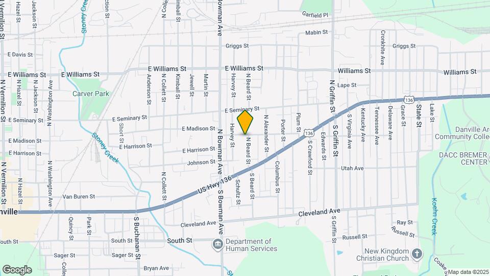 124 N Beard St Map and Location Details