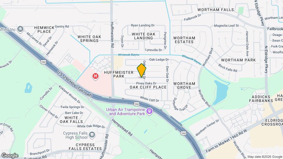 13507 Tara Oak Dr Map and Location Details