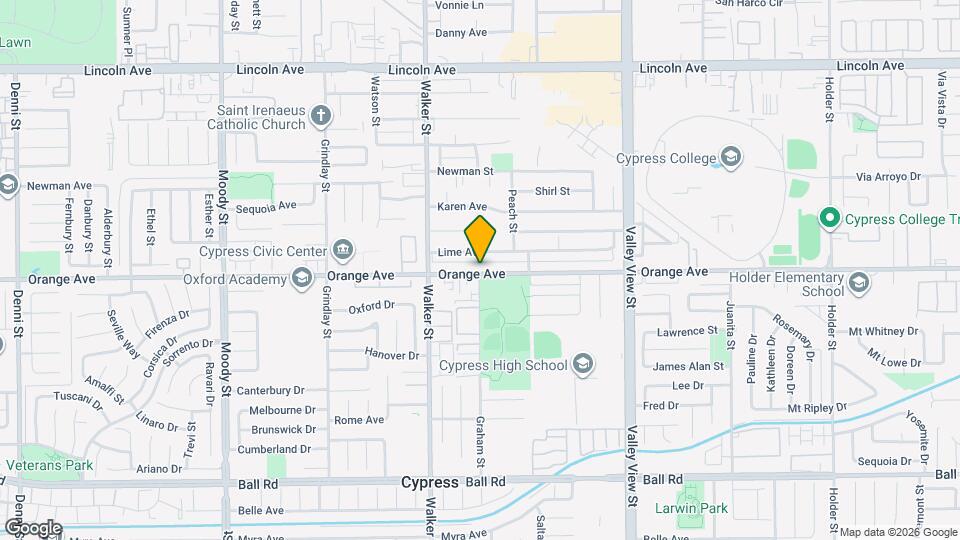 5611 Orange Ave Map and Location Details