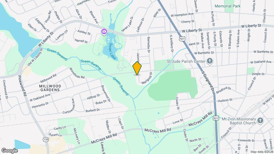 870 Marigold St Map and Location Details