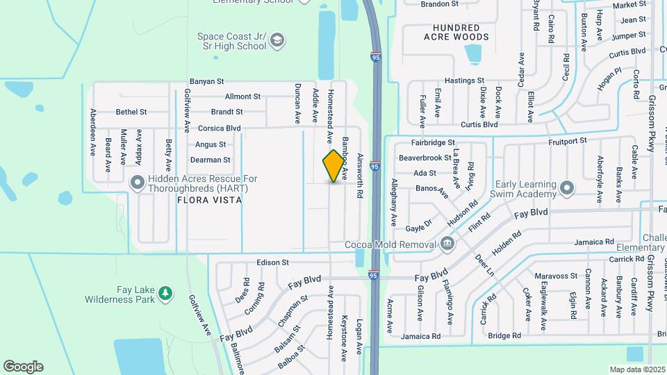 6365 Homestead Ave Map and Location Details