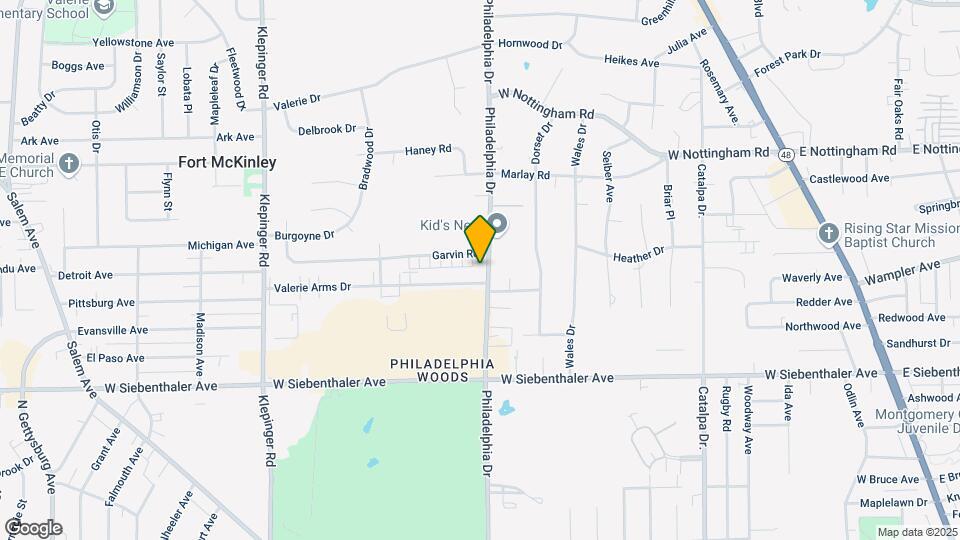 3301 Philadelphia Dr Map and Location Details