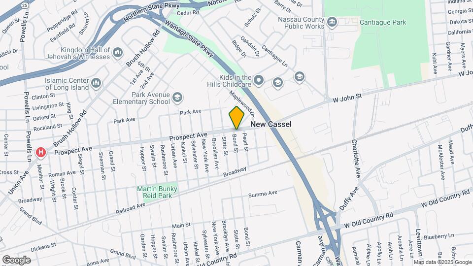 1030 Prospect Ave Map and Location Details