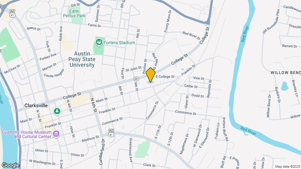 1103 Main St Map and Location Details