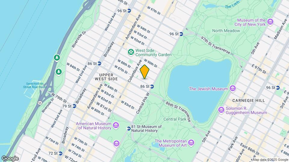 23 W 87th St Map and Location Details