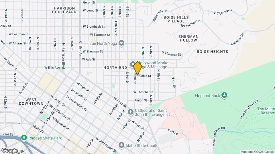 1216 N 8th St Map and Location Details